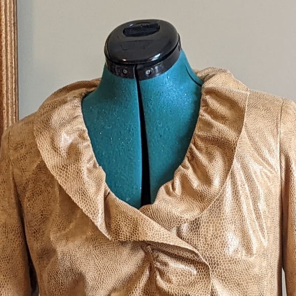 Leather Jacket - Sized Petite Small - Picture 5 of 10